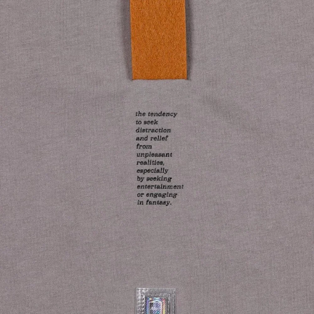 ADVISORY BOARD CRYSTALS (Abc) “ESCAPISM” T-Shirt Gray - Picture 5 of 9